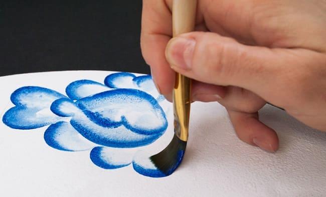 Как рисовать роспись гжель в картинках поэтапно: узоры животных с фото | Рисование, Рисовать, Узоры