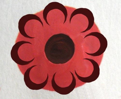 Роспись городецких цветочных узоров: поэтапное выполнение бутона, розы, розана и ромашки