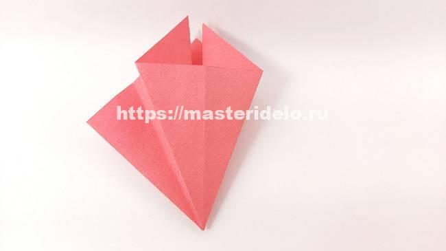 3 схемы цветок оригами, Ирис