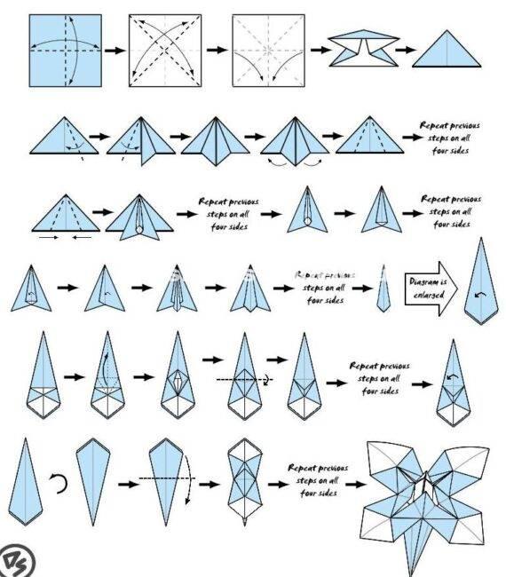 shema-origami-cvetok-iris-3